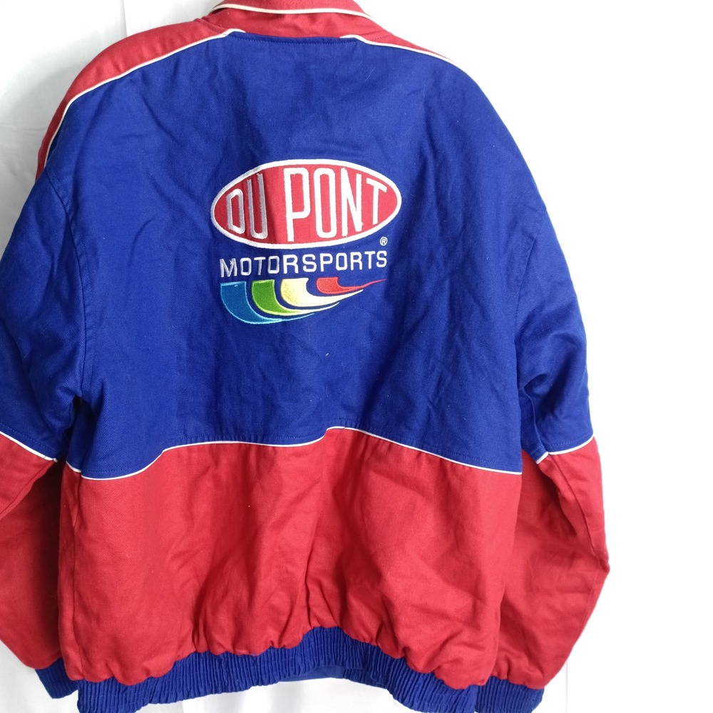 Winners Circle Jeff Gordon DuPont Motorsports NASCAR Racing Jacket Mens Large